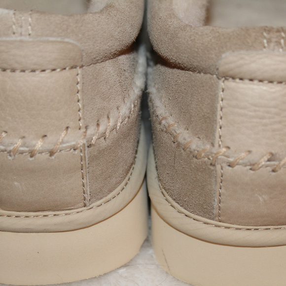 UGG NEUMEL LUXURY SHEARLING SUEDE SLIPPERS NEW! - Picture 4 of 8
